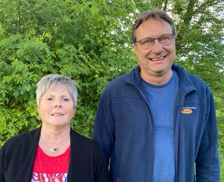 Betreuungskräfte von links Sabine Wehrmaker, Dittmar Oppermann