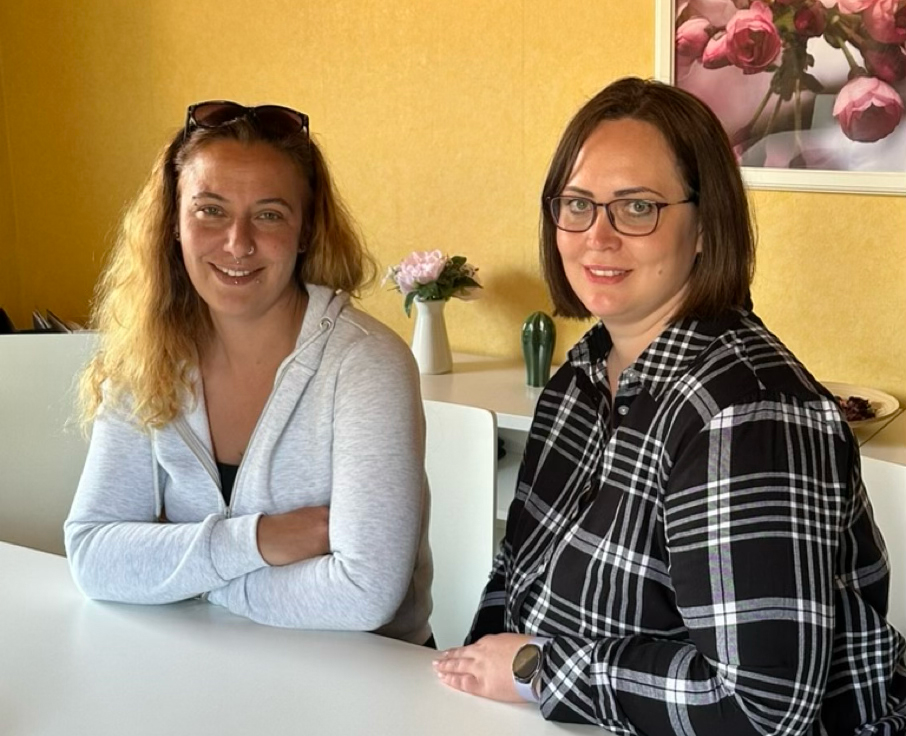 Wundexperten von links Nicole Faulhaber, Olga Altergot- Maier